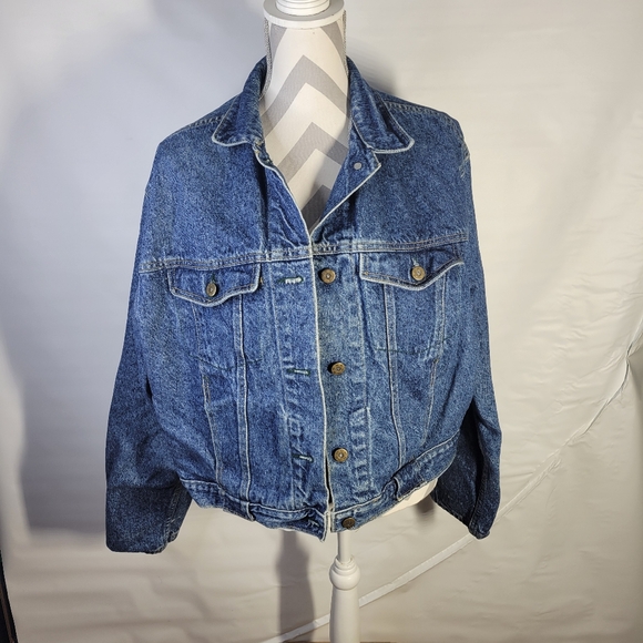 Vintage Womans Lee Jean/Denim Jacket Size Large Made in USA CA00492 RN34783 - Picture 1 of 10